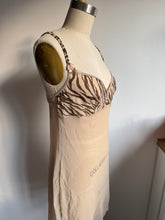 Load image into Gallery viewer, Zebra mesh slip dress (M)
