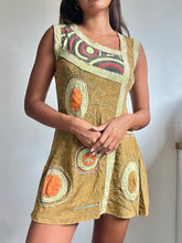 Load image into Gallery viewer, Vintage hippie mini dress (S-M)
