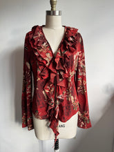 Load image into Gallery viewer, Vintage 90s ruffled blouse (M)
