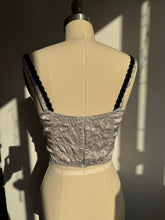 Load image into Gallery viewer, Vintage grey bustier (XS-S)
