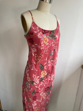 Load image into Gallery viewer, 100% bias silk floral maxi dress (M)
