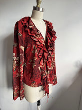 Load image into Gallery viewer, Vintage 90s ruffled blouse (M)
