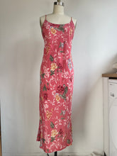 Load image into Gallery viewer, 100% bias silk floral maxi dress (M)
