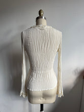 Load image into Gallery viewer, Vintage sheer long sleeve top (XS-S)
