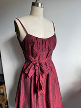Load image into Gallery viewer, Wine red 2000s dress (XS)

