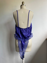 Load image into Gallery viewer, Vintage purple lace teddy (M)
