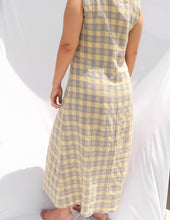 Load image into Gallery viewer, 90&#39;s vintage plaid button down maxi dress
