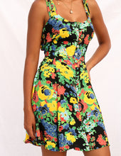 Load image into Gallery viewer, 90&#39;s floral crossback mini dress
