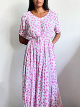 Load image into Gallery viewer, Vintage cotton disty floral summer maxi dress
