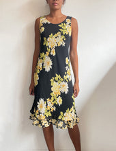 Load image into Gallery viewer, 2000s floral overlay midi dress
