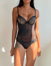 Load image into Gallery viewer, Etam lace mesh bodysuit
