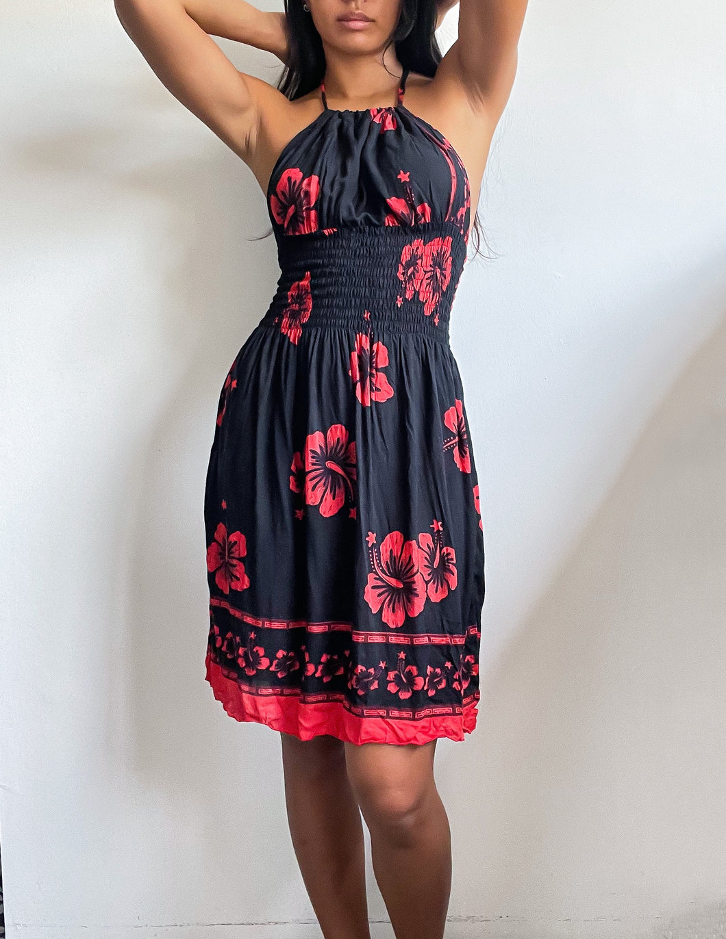 Coconut girl hibiscus dress