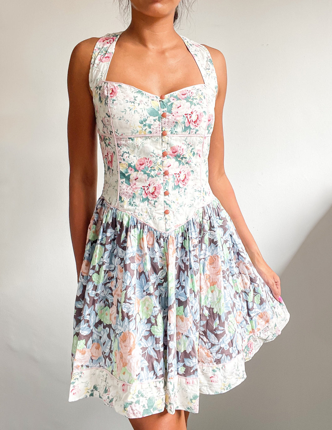 Sweet heart cottage floral dress