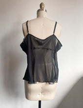 Load image into Gallery viewer, Vintage black lace cami
