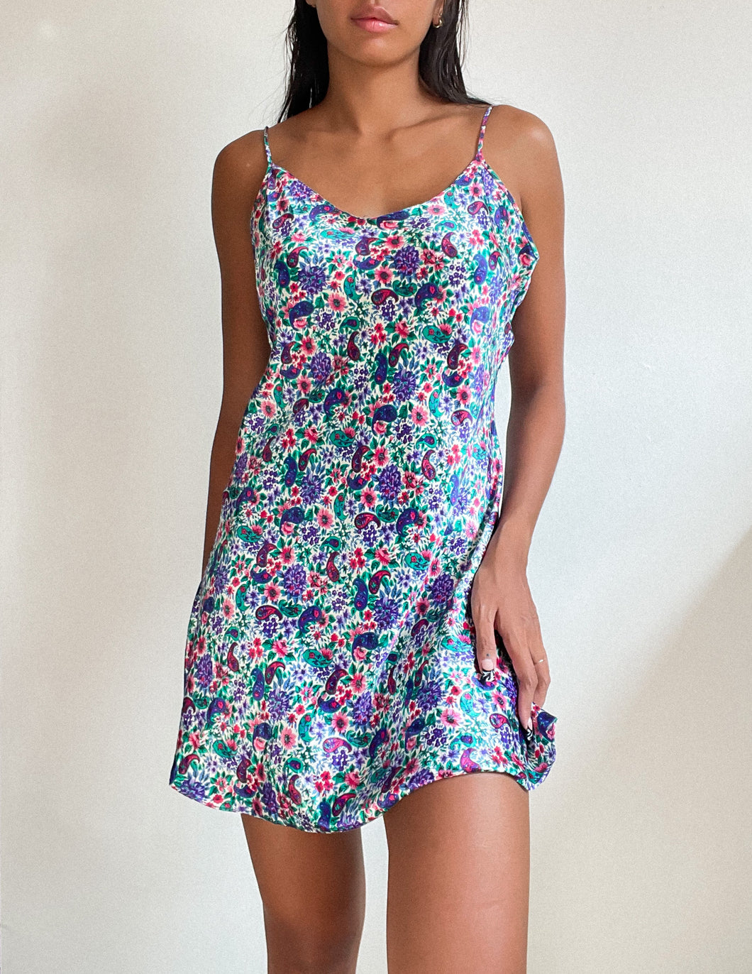 Vintage Ditsy floral slip