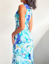 Load image into Gallery viewer, Vintage printed 80’s maxi dress
